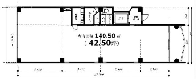 MKビル2F 間取り図