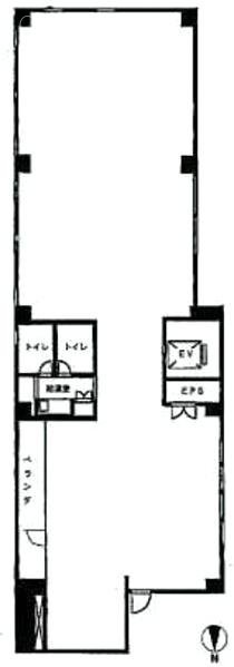 鎌倉橋ビルディング5F 間取り図