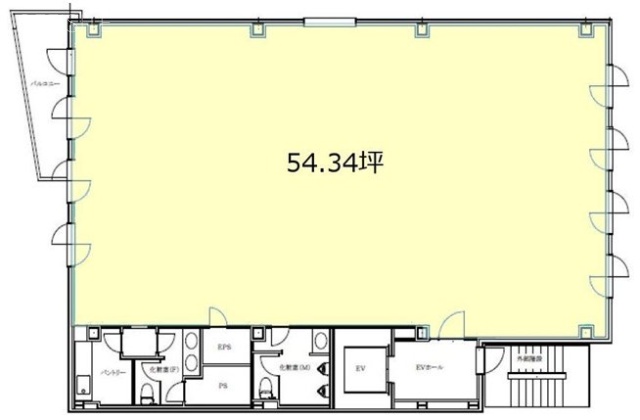 東穀アネックスビル4F 間取り図