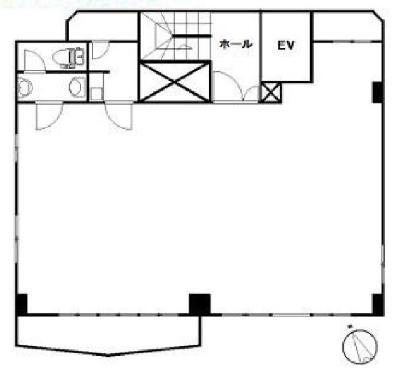 グランアクス代々木上原2F 間取り図