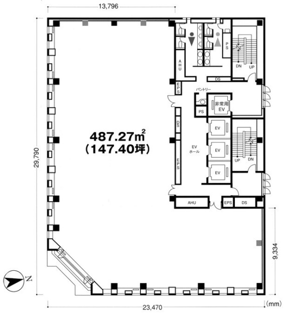 住友不動産芝ビル4号館15F 間取り図