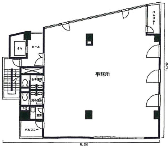 横浜KMHビル3F 間取り図