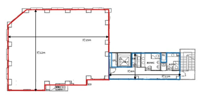 ザイマックス東上野ビル5F 間取り図