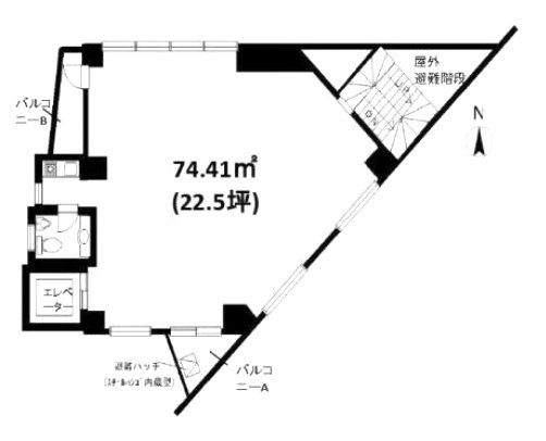 飯倉ITビル5F 間取り図