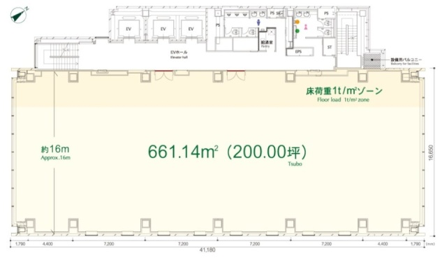 住友不動産六本木通ビル2F 間取り図