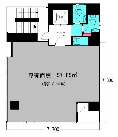 第2早川ビル4F 間取り図