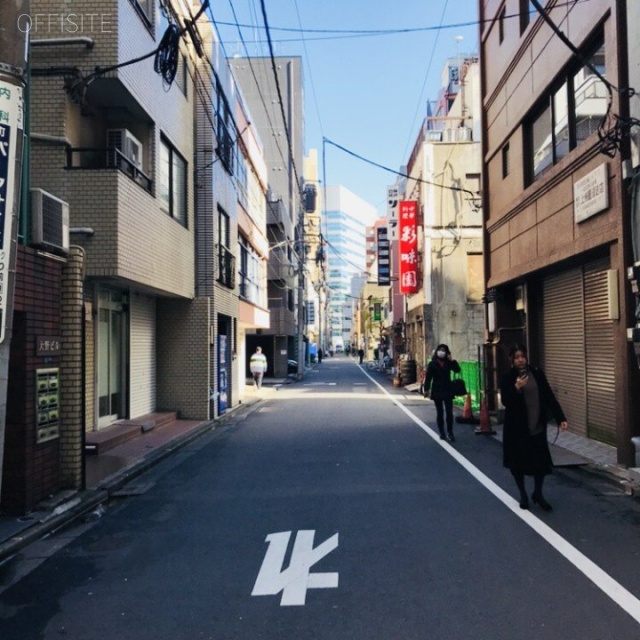 大野ビル ビル前面道路