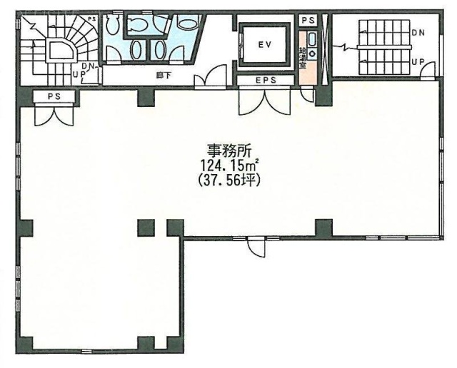 日暮里コミュニティビル7F 間取り図