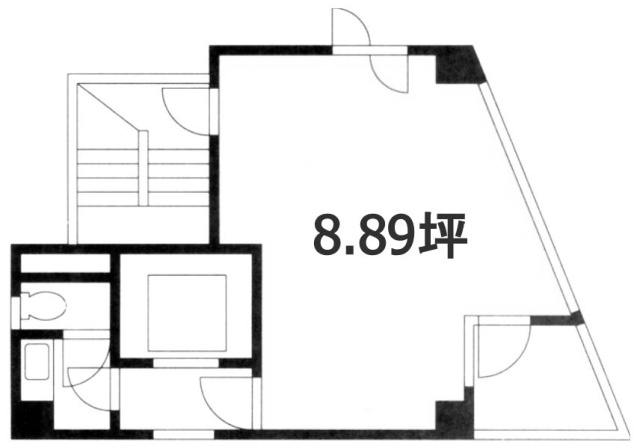 銀座NSビル7F 間取り図
