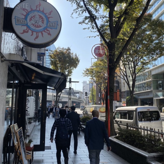 長島第一ビル ビル前面道路