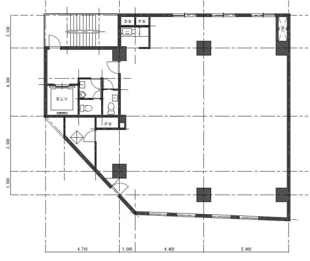 オンラインビル801 間取り図