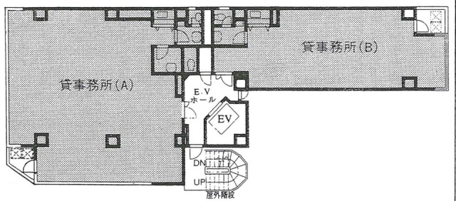 NC島商ビルB 間取り図