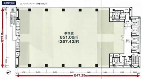 NBF上野ビル9F 間取り図