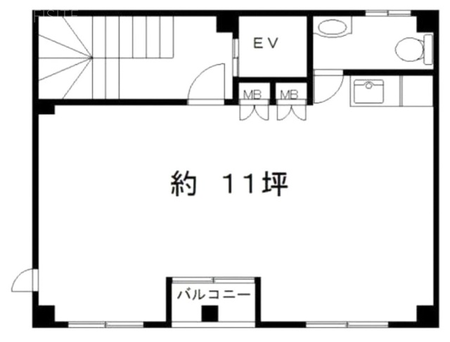 染谷ビル2F 間取り図