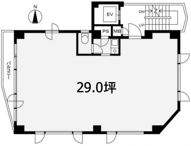 グローサ・ユー・新宿3F 間取り図