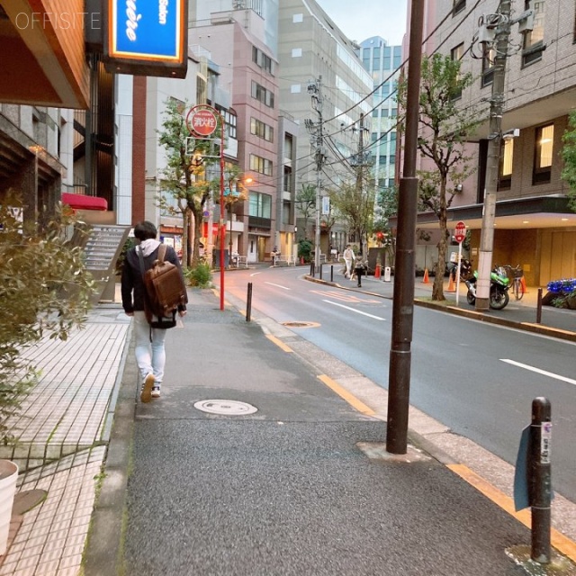 麹町グリーンビル ビル前面道路