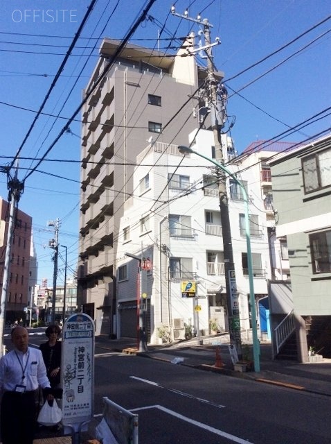 神宮前中澤ビル ビル周辺道路