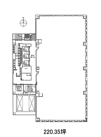 田町MーSQUARE Garden10F 間取り図