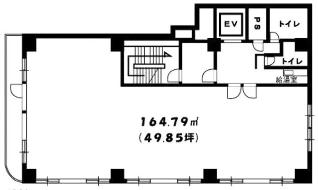 尾上町ビル602 間取り図