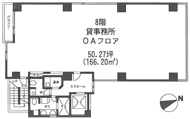 ローベル神楽坂ビル3F 間取り図