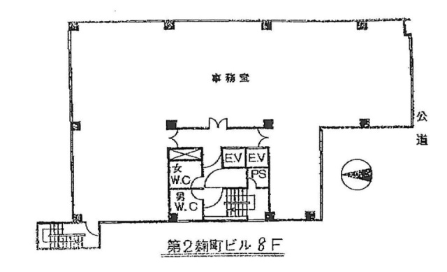 麹町第2ビル5F 間取り図