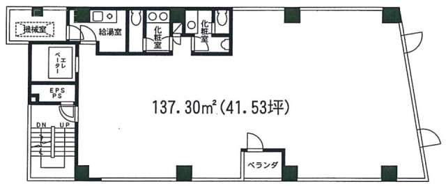 アルマビル6F 間取り図