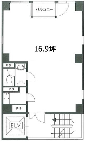 渋谷東ビル5F 間取り図