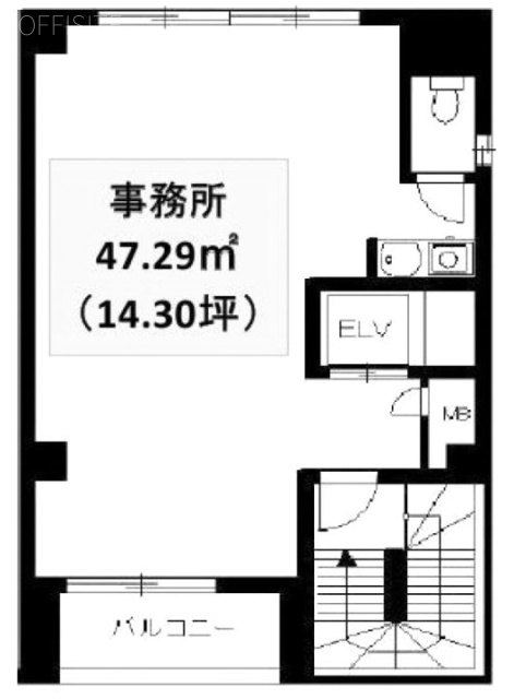 My広尾ビル5F 間取り図