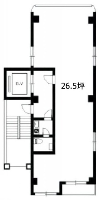 TKビル8F 間取り図