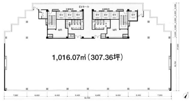 住友不動産品川ビル2F 間取り図