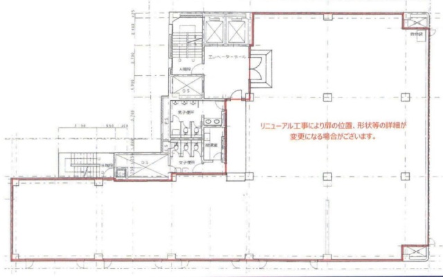 三信八丁堀ビル7F 間取り図