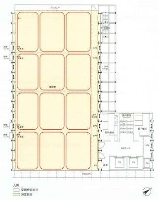 ルネ青山ビル9F 間取り図