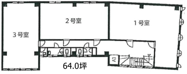 第三文成ビル7F 間取り図