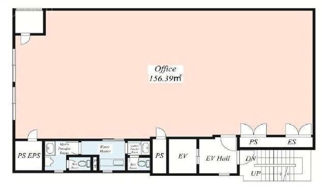 ルーセント赤坂ビル8F 間取り図