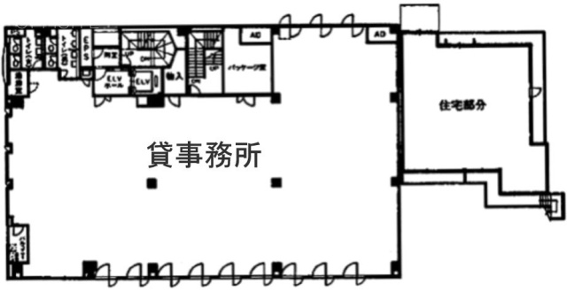 四谷オーキッドビル2F 間取り図