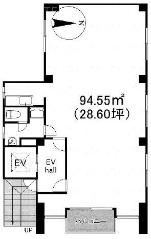 ノーブル池袋6F 間取り図