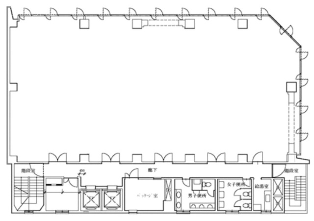 JP茅場町ビル6F 間取り図