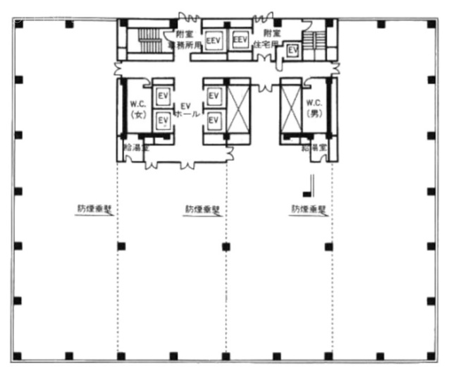 茅場町タワー5F 間取り図