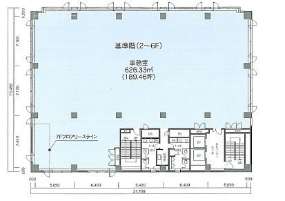 NMF駿河台ビル2F 間取り図