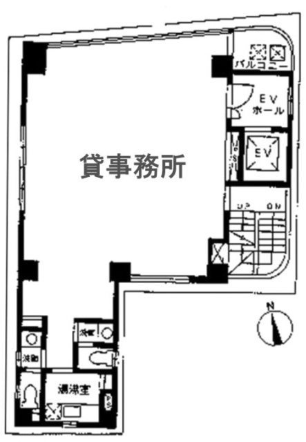 第一石川ビル4F 間取り図