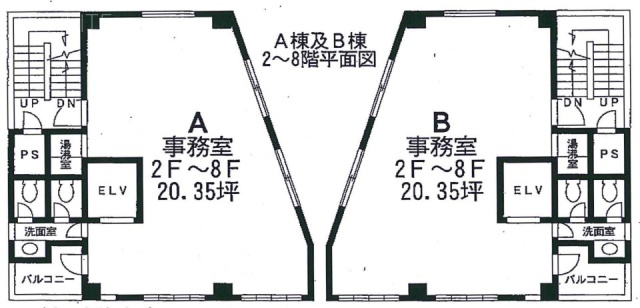 リングリングビルA棟 間取り図
