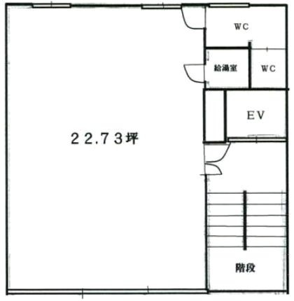 東銀2ビル5F 間取り図