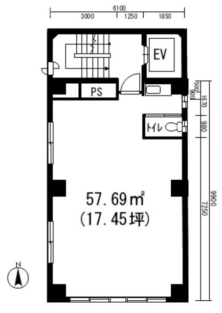 和田ビル3F 間取り図