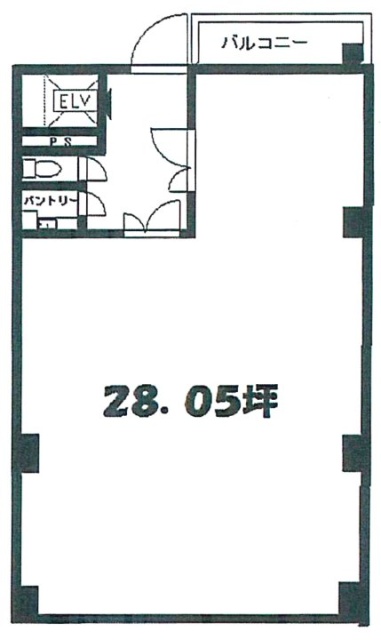 駒形一丁目ビル4F 間取り図