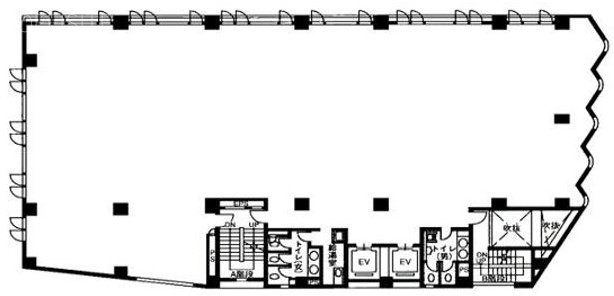 早稲田駅前ビル5F 間取り図