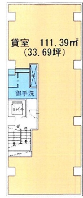 プラザ京橋ビル4F 間取り図