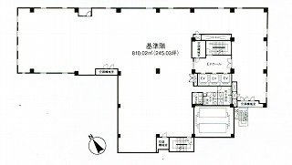 銀座三和ビルB2F 間取り図