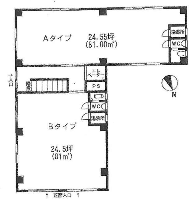 ナナビルB 間取り図