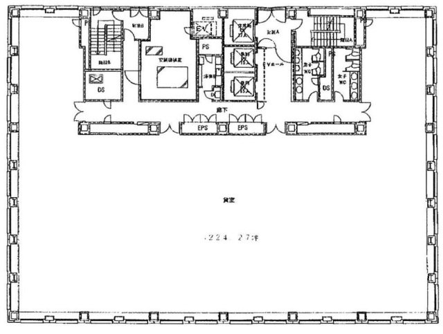 三井住友銀行人形町ビル4F 間取り図