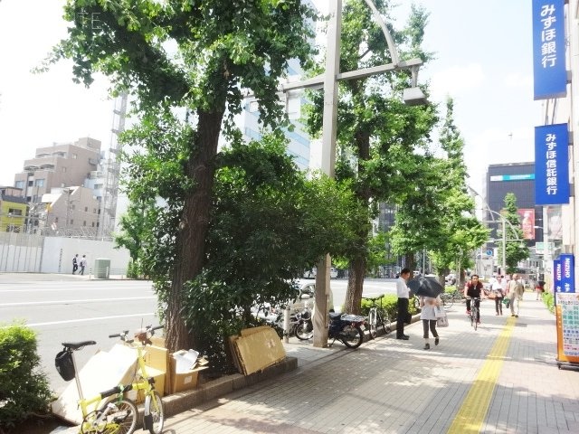 上野鈴木ビル ビル前面道路